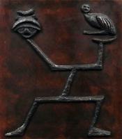 Large Max Ernst Abstract Metal Panel, Sculpture - Sold for $8,125 on 11-01-2014 (Lot 69).jpg
